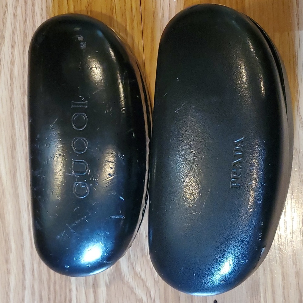 FWP/Prada leather and Gucci sunglasses case